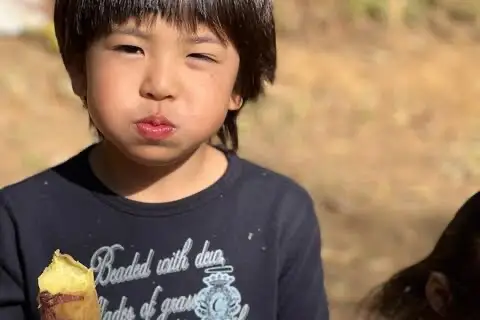 みんなで一緒におやつタイム